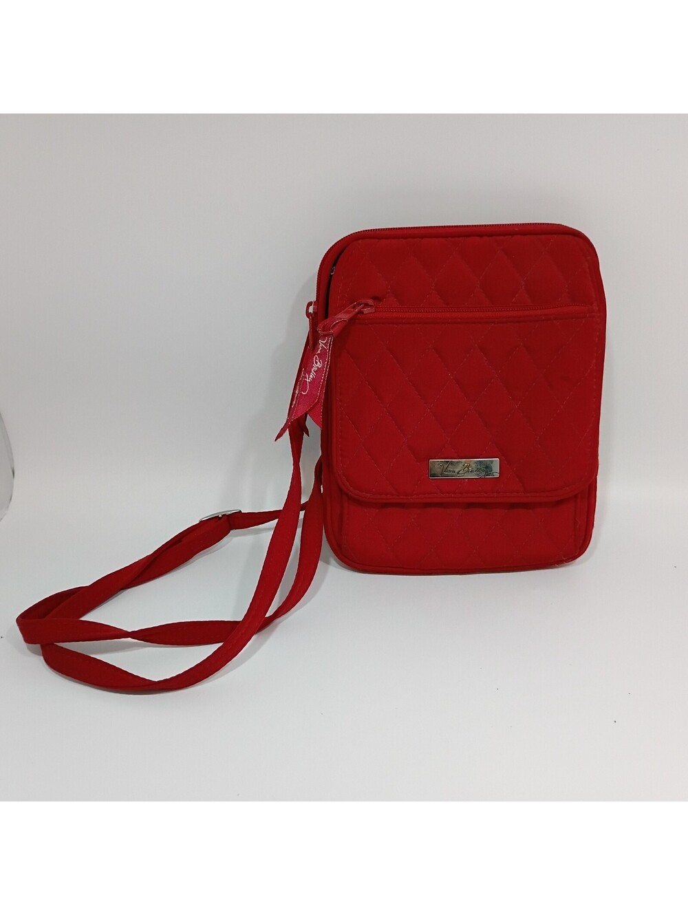 Vera Bradley Mini Hipster Canyon Sunset Red Quilted Crossbody Bag